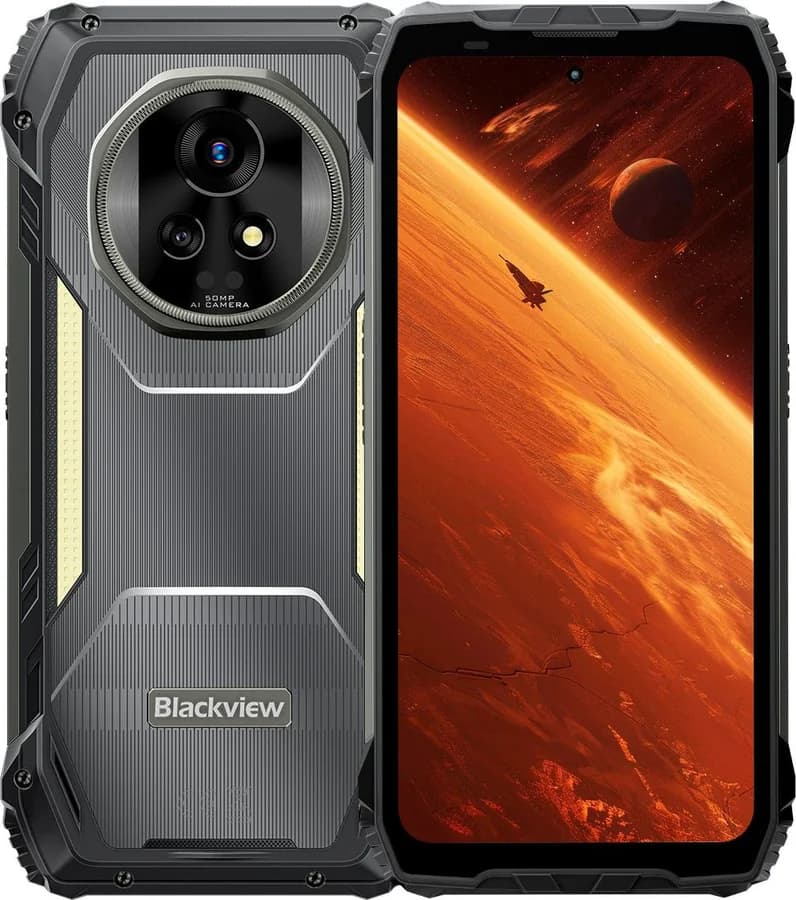 Blackview XPLORE 2 nero, fotografia ufficiale di fronte e retro