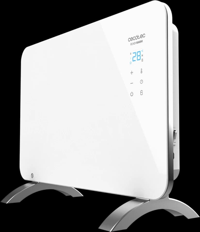 Cecotec ReadyWarm 6650 Crystal Connection bianco sui piedini, fotografia ufficiale