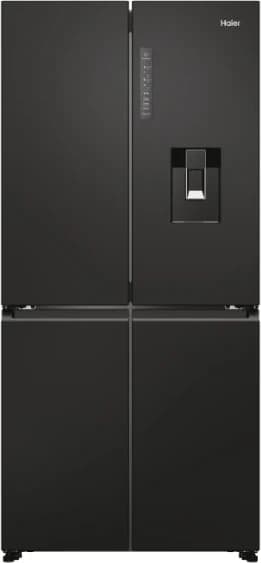 Haier HCR7818DWPT nero a quattro porte chiuse con il dispenser d’acqua, fotografia ufficiale