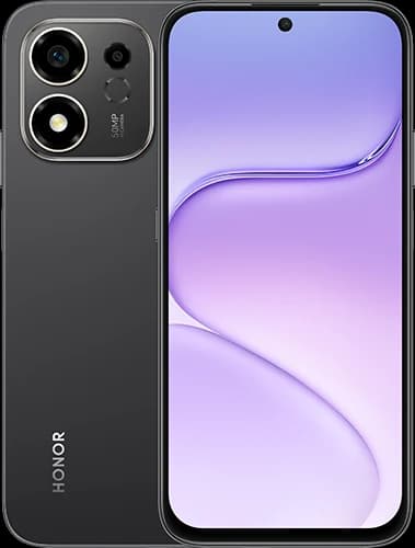 HONOR 600 Smart 5G Velvet Black, fotografia ufficiale frontale e posteriore