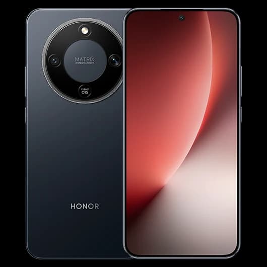HONOR Magic8 Lite Midnight Black, fotografia ufficiale posteriore e frontale