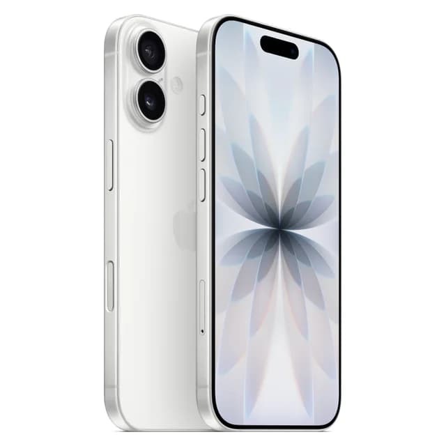 Apple iPhone 17 bianco, fotografia ufficiale frontale e posteriore