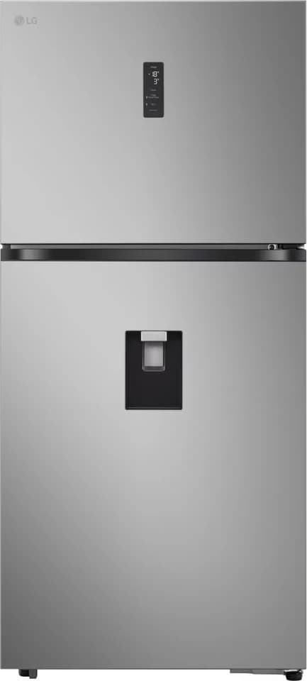 LG GTFV61PYBQD Platinum Silver doppia porta con dispenser d’acqua, fotografia ufficiale