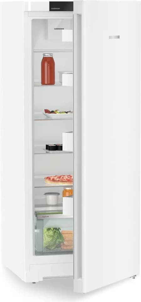 Liebherr Rd 4600 Pure bianco a porta aperta con il cassetto EasyFresh, fotografia ufficiale