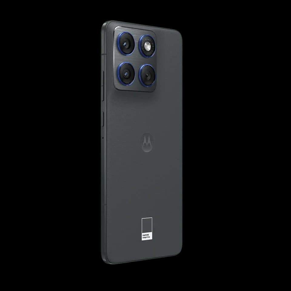 Motorola edge 70 PANTONE Gadget Grey, fotografia ufficiale del telefono