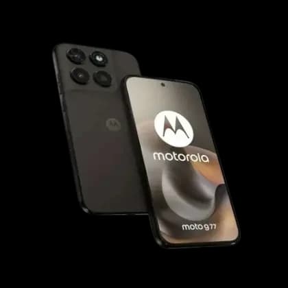 Motorola moto g77 PANTONE Black Olive, fotografia ufficiale frontale e posteriore