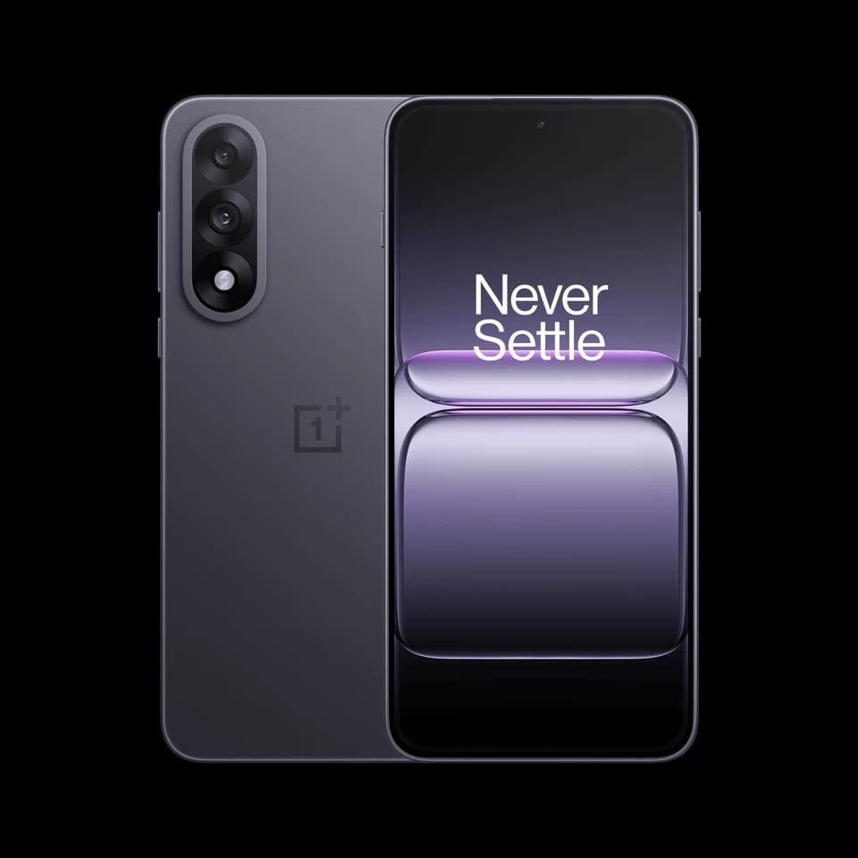 OnePlus Nord 5 Phantom Grey, vista frontale e posteriore
