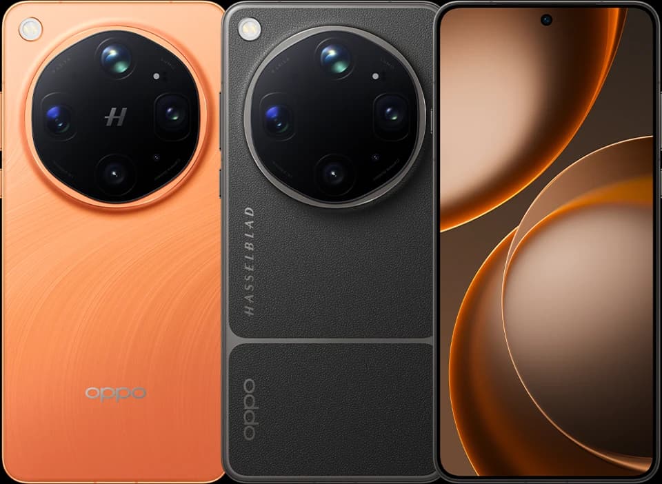 OPPO Find X9 Ultra, fotografia ufficiale nella finitura arancione e marrone