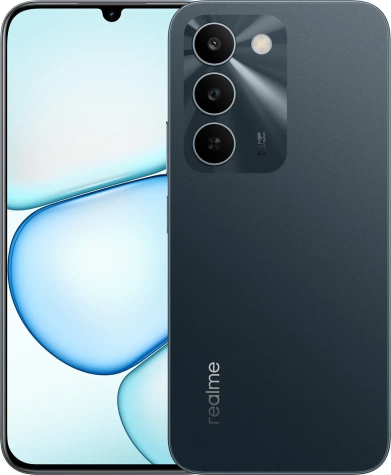 realme C100 5G Sprouting Green, vista frontale e posteriore ufficiale