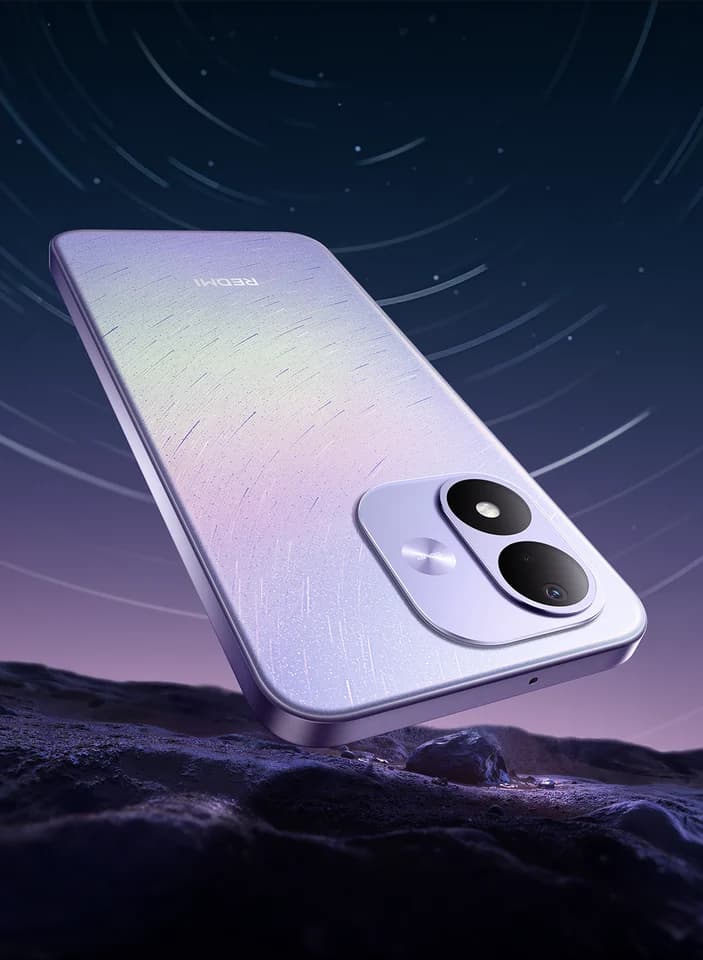 Xiaomi Redmi Note 17 Celestial Purple, fotografia ufficiale ambientata