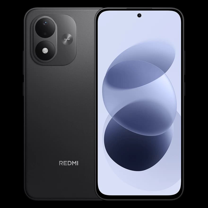 REDMI Note 17 5G Black, fotografia ufficiale posteriore e frontale
