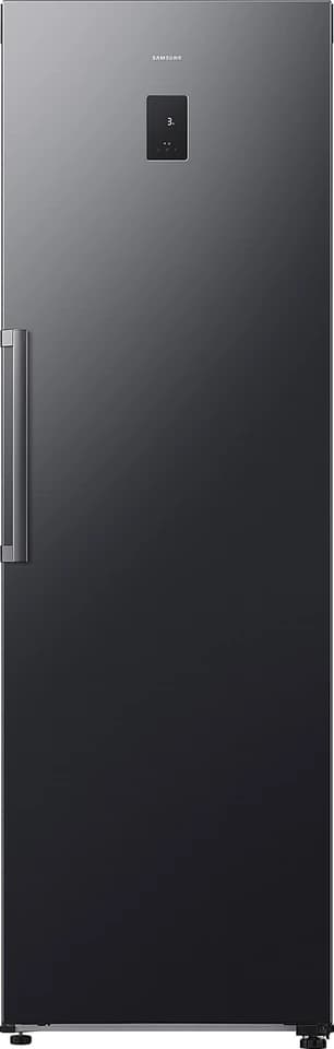 Samsung RR70H39CCFEF Gentle Black a porta chiusa con display, fotografia ufficiale