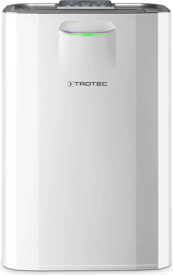 Trotec TTR 57 E bianco con il pannello grigio, fotografia ufficiale frontale