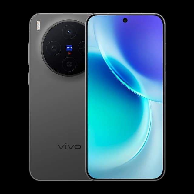 vivo X300 Black, fotografia ufficiale frontale e posteriore