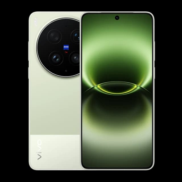vivo X300 Ultra Steppe Green, fotografia ufficiale frontale e posteriore