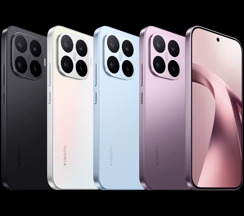 Xiaomi 17T, fotografia ufficiale delle finiture con viste posteriori e frontale
