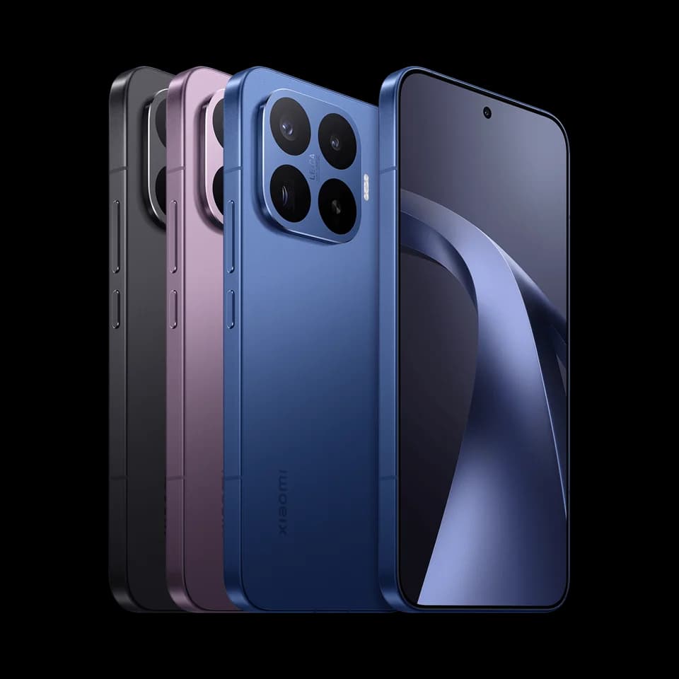 Xiaomi 17T Pro nelle finiture Black, Deep Violet e Deep Blue, fotografia ufficiale posteriore e frontale